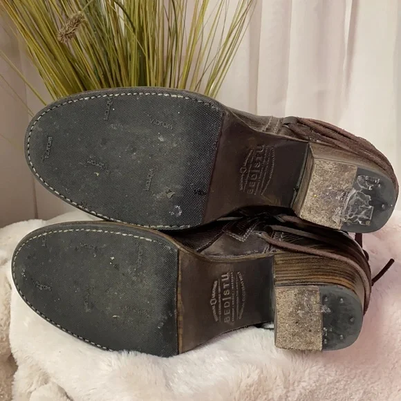 Bed Stu Blair Taupe Dip Dye Sz 9 - Picture 5 of 7